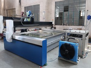 Mesin Pemotong Jet Air CNC Kecil, Jet Air Tekanan Tinggi: Marmer, Granit, Kaca, Keramik, Logam