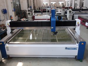 mesin pemotong waterjet untuk pemotongan kaca dengan sertifikasi CE TUV ISO9001 diterapkan Standar yang diterapkan